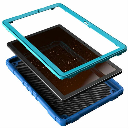For Samsung Galaxy Tab A8 10.5 (2021) / (2022) Case Kickstand Spider Style PC+TPU Rugged Protective Cover