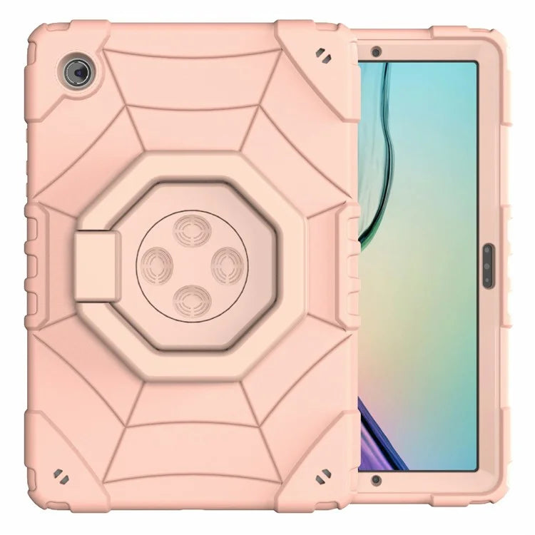 For Samsung Galaxy Tab A8 10.5 (2021) / (2022) Case Kickstand Spider Style PC+TPU Rugged Protective Cover