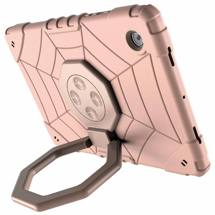 For Samsung Galaxy Tab A8 10.5 (2021) / (2022) Case Kickstand Spider Style PC+TPU Rugged Protective Cover