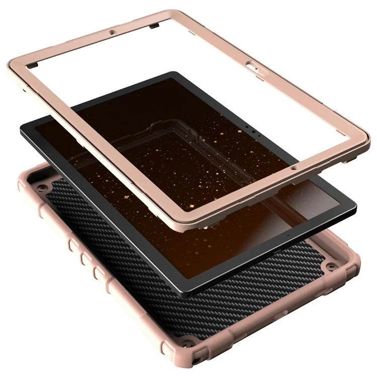 For Samsung Galaxy Tab A8 10.5 (2021) / (2022) Case Kickstand Spider Style PC+TPU Rugged Protective Cover