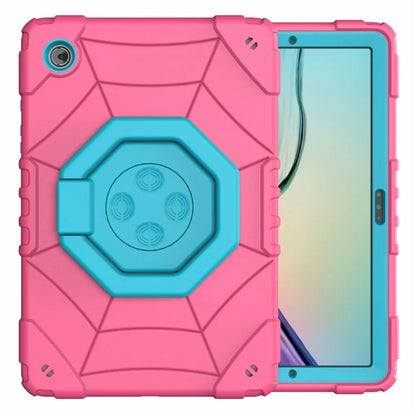 For Samsung Galaxy Tab A8 10.5 (2021) / (2022) Case Kickstand Spider Style PC+TPU Rugged Protective Cover