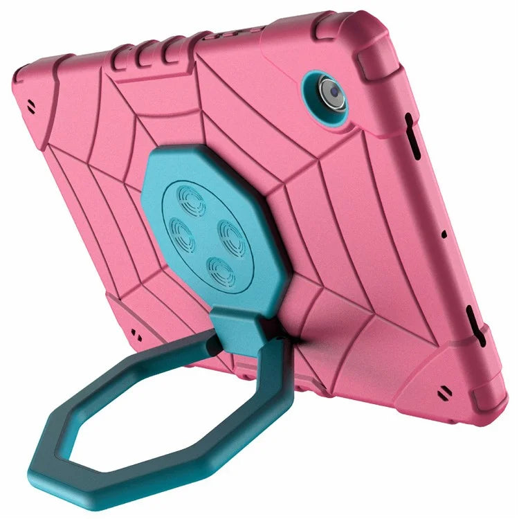 For Samsung Galaxy Tab A8 10.5 (2021) / (2022) Case Kickstand Spider Style PC+TPU Rugged Protective Cover