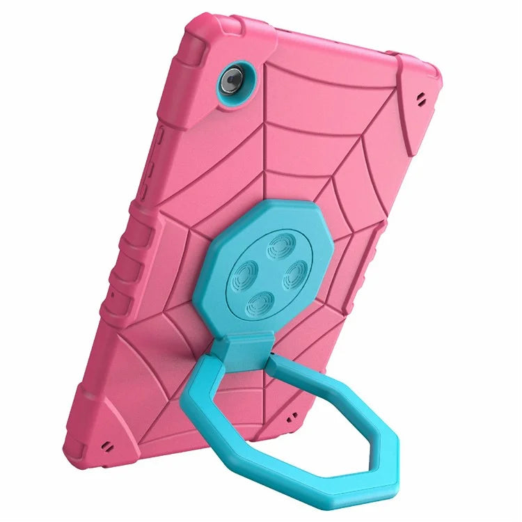 For Samsung Galaxy Tab A8 10.5 (2021) / (2022) Case Kickstand Spider Style PC+TPU Rugged Protective Cover