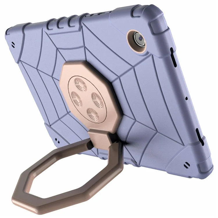 For Samsung Galaxy Tab A8 10.5 (2021) / (2022) Case Kickstand Spider Style PC+TPU Rugged Protective Cover