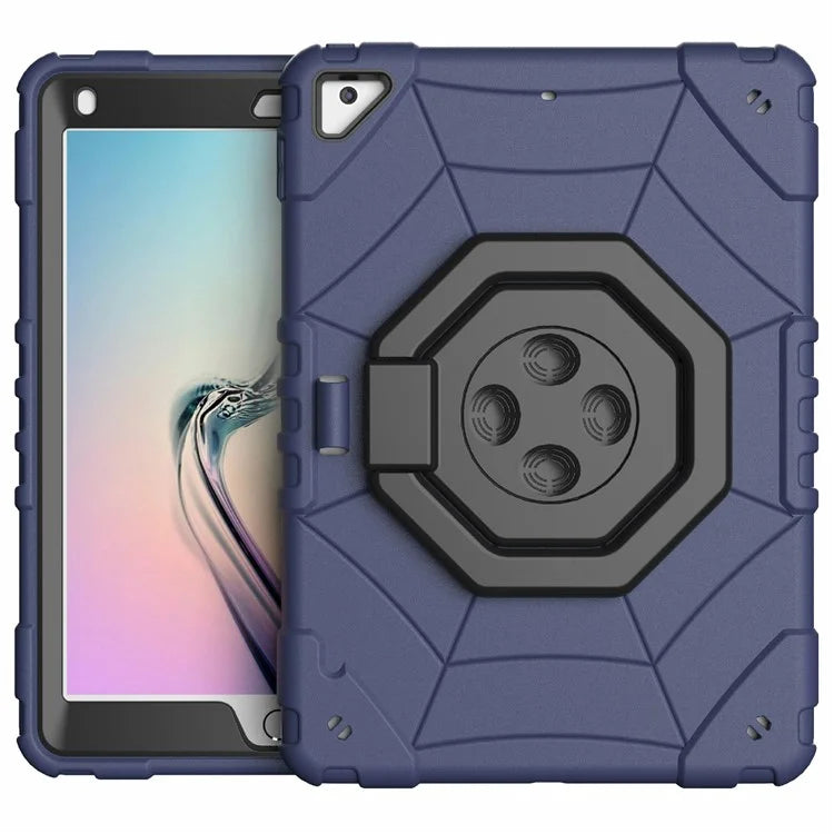 For iPad Air 2 / iPad Pro 9.7 inch (2016) / iPad 9.7-inch (2017) / (2018) Case Fidget PC+TPU Tablet Cover Spider Style