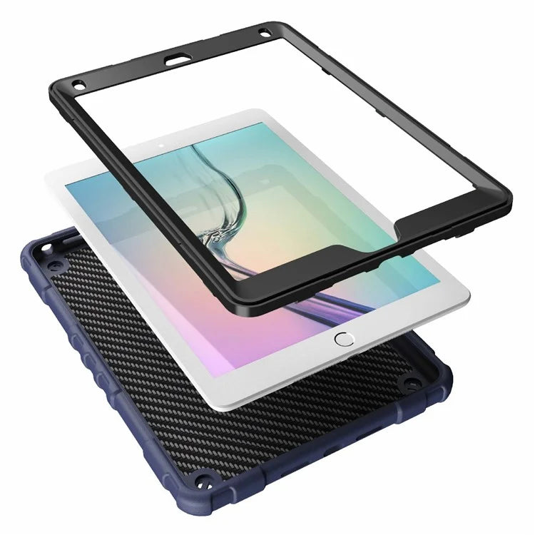 For iPad Air 2 / iPad Pro 9.7 inch (2016) / iPad 9.7-inch (2017) / (2018) Case Fidget PC+TPU Tablet Cover Spider Style