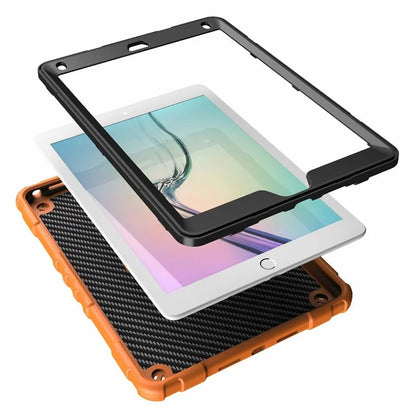 For iPad Air 2 / iPad Pro 9.7 inch (2016) / iPad 9.7-inch (2017) / (2018) Case Fidget PC+TPU Tablet Cover Spider Style