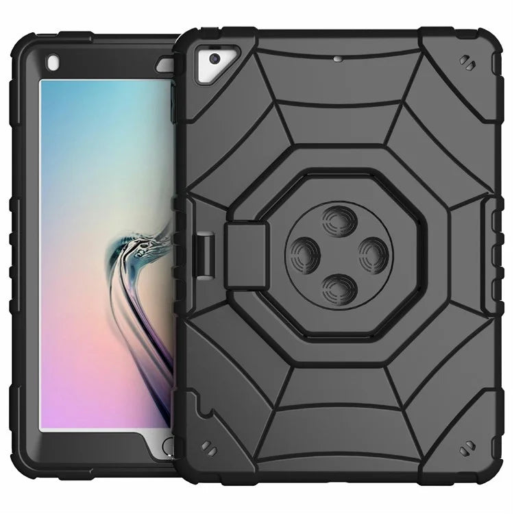 For iPad Air 2 / iPad Pro 9.7 inch (2016) / iPad 9.7-inch (2017) / (2018) Case Fidget PC+TPU Tablet Cover Spider Style