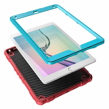 For iPad Air 2 / iPad Pro 9.7 inch (2016) / iPad 9.7-inch (2017) / (2018) Case Fidget PC+TPU Tablet Cover Spider Style