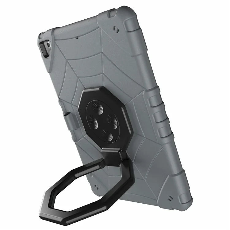 For iPad Air 2 / iPad Pro 9.7 inch (2016) / iPad 9.7-inch (2017) / (2018) Case Fidget PC+TPU Tablet Cover Spider Style