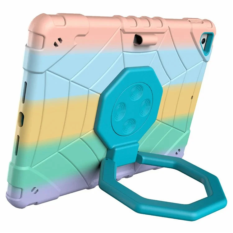 For iPad Air 2 / iPad Pro 9.7 inch (2016) / iPad 9.7-inch (2017) / (2018) Case Fidget PC+TPU Tablet Cover Spider Style