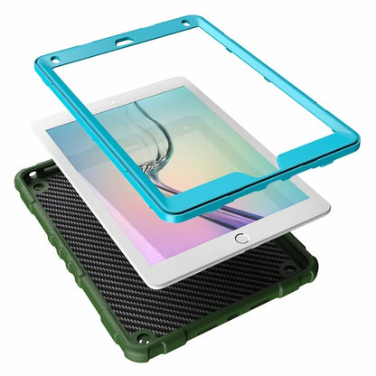 For iPad Air 2 / iPad Pro 9.7 inch (2016) / iPad 9.7-inch (2017) / (2018) Case Fidget PC+TPU Tablet Cover Spider Style