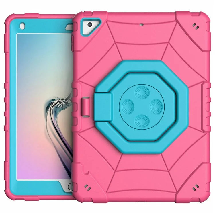 For iPad Air 2 / iPad Pro 9.7 inch (2016) / iPad 9.7-inch (2017) / (2018) Case Fidget PC+TPU Tablet Cover Spider Style