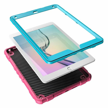 For iPad Air 2 / iPad Pro 9.7 inch (2016) / iPad 9.7-inch (2017) / (2018) Case Fidget PC+TPU Tablet Cover Spider Style