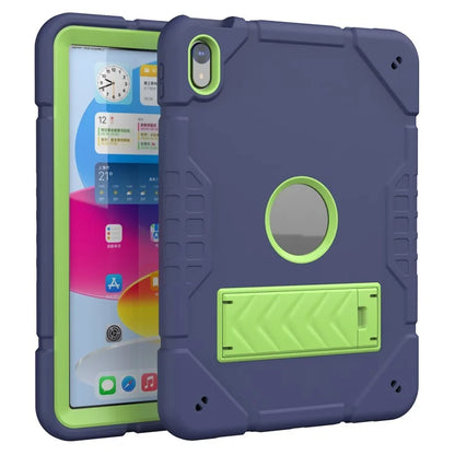 For iPad 10.9 (2022) Case Kickstand TPU+PC Anti-Slip Protective Tablet Cover