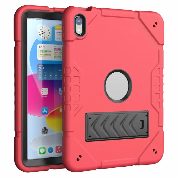 For iPad 10.9 (2022) Case Kickstand TPU+PC Anti-Slip Protective Tablet Cover