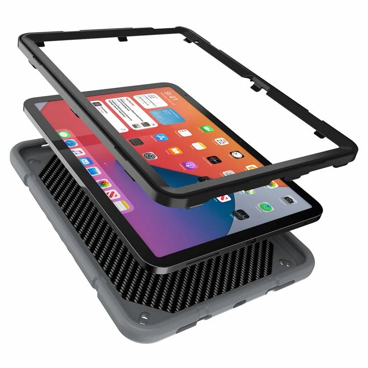 For iPad 10.9 (2022) Case Kickstand TPU+PC Anti-Slip Protective Tablet Cover