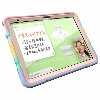 For iPad 10.9 (2022) Case Kickstand TPU+PC Anti-Slip Protective Tablet Cover