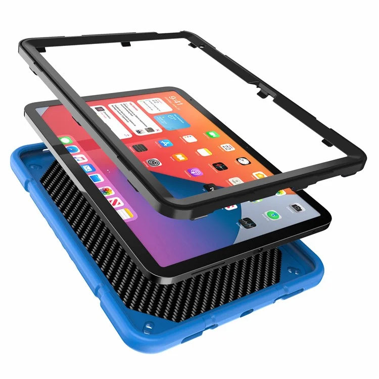 For iPad 10.9 (2022) Case Kickstand TPU+PC Anti-Slip Protective Tablet Cover
