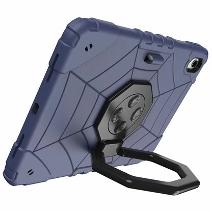 For iPad 10.9 (2022) Case Spider Style Hand Grip Kickstand PC+TPU Tablet Cover