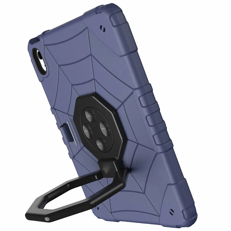 For iPad 10.9 (2022) Case Spider Style Hand Grip Kickstand PC+TPU Tablet Cover