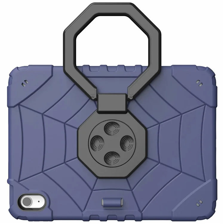 For iPad 10.9 (2022) Case Spider Style Hand Grip Kickstand PC+TPU Tablet Cover