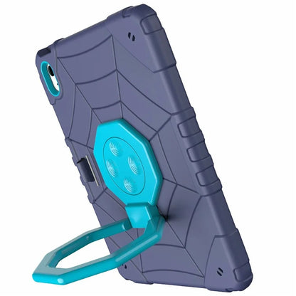 For iPad 10.9 (2022) Case Spider Style Hand Grip Kickstand PC+TPU Tablet Cover