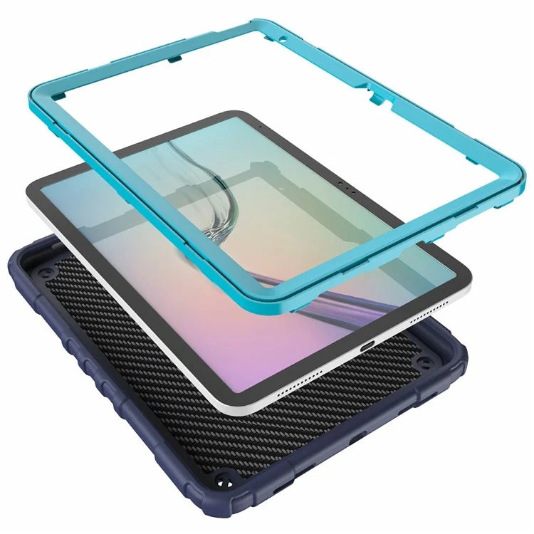 For iPad 10.9 (2022) Case Spider Style Hand Grip Kickstand PC+TPU Tablet Cover