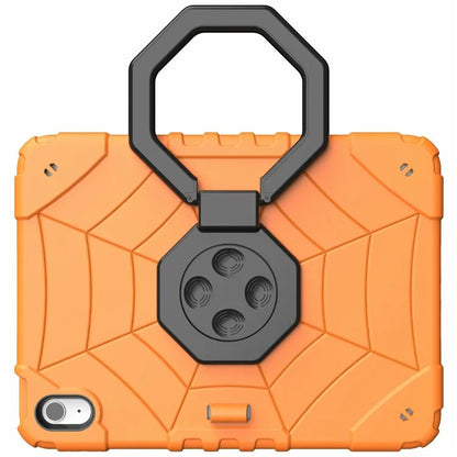 For iPad 10.9 (2022) Case Spider Style Hand Grip Kickstand PC+TPU Tablet Cover