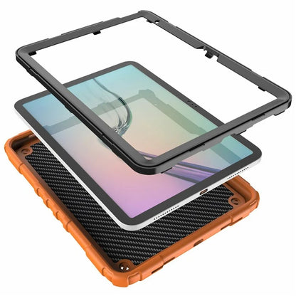 For iPad 10.9 (2022) Case Spider Style Hand Grip Kickstand PC+TPU Tablet Cover