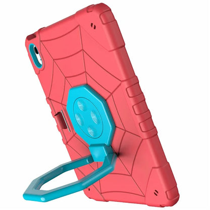 For iPad 10.9 (2022) Case Spider Style Hand Grip Kickstand PC+TPU Tablet Cover