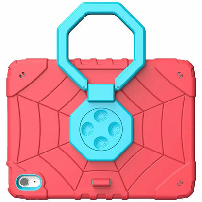 For iPad 10.9 (2022) Case Spider Style Hand Grip Kickstand PC+TPU Tablet Cover