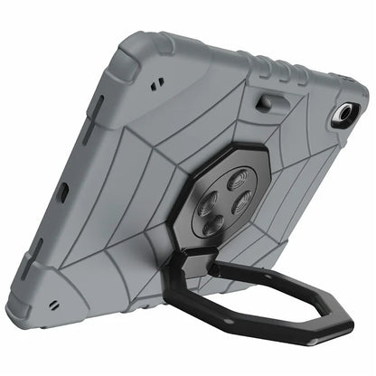 For iPad 10.9 (2022) Case Spider Style Hand Grip Kickstand PC+TPU Tablet Cover