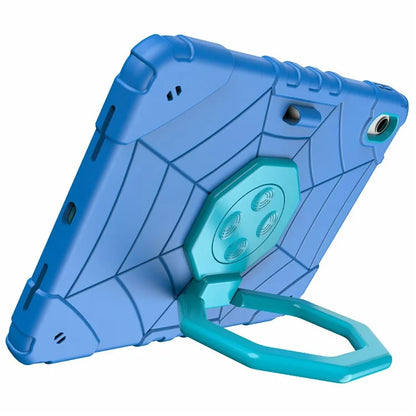 For iPad 10.9 (2022) Case Spider Style Hand Grip Kickstand PC+TPU Tablet Cover