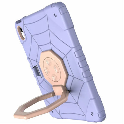 For iPad 10.9 (2022) Case Spider Style Hand Grip Kickstand PC+TPU Tablet Cover
