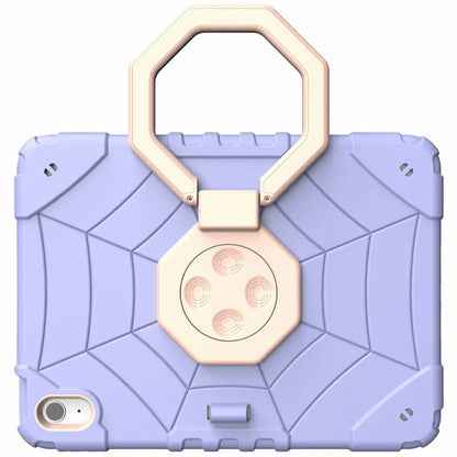 For iPad 10.9 (2022) Case Spider Style Hand Grip Kickstand PC+TPU Tablet Cover