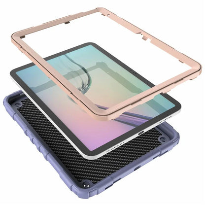 For iPad 10.9 (2022) Case Spider Style Hand Grip Kickstand PC+TPU Tablet Cover