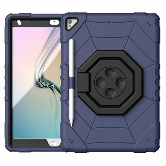 For iPad 10.2 (2019) / (2020) / (2021) Case Fidget Toy Hand Grip PC+TPU Spider Style Cover