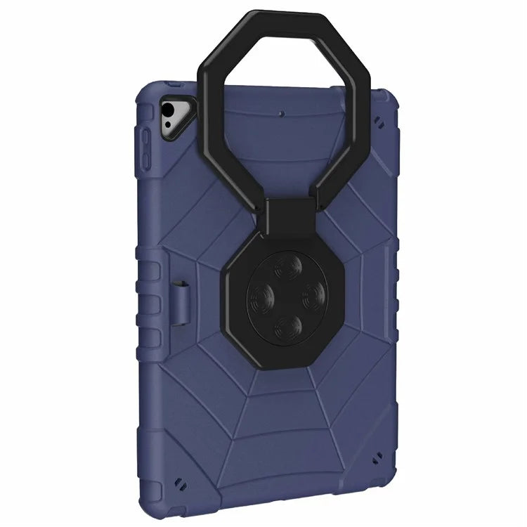 For iPad 10.2 (2019) / (2020) / (2021) Case Fidget Toy Hand Grip PC+TPU Spider Style Cover
