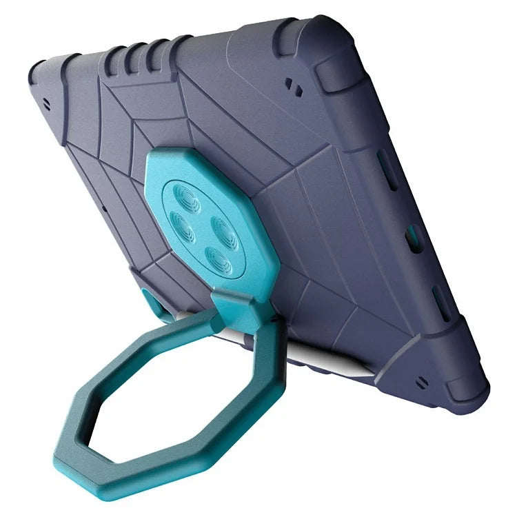 For iPad 10.2 (2019) / (2020) / (2021) Case Fidget Toy Hand Grip PC+TPU Spider Style Cover