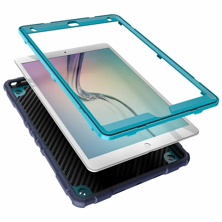 For iPad 10.2 (2019) / (2020) / (2021) Case Fidget Toy Hand Grip PC+TPU Spider Style Cover