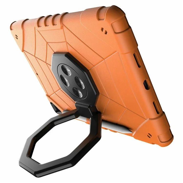 For iPad 10.2 (2019) / (2020) / (2021) Case Fidget Toy Hand Grip PC+TPU Spider Style Cover