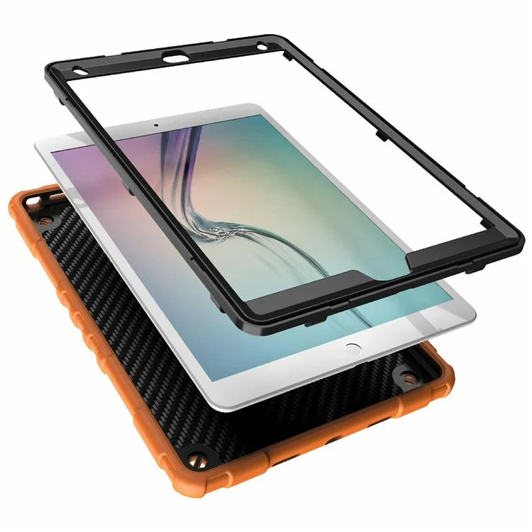 For iPad 10.2 (2019) / (2020) / (2021) Case Fidget Toy Hand Grip PC+TPU Spider Style Cover