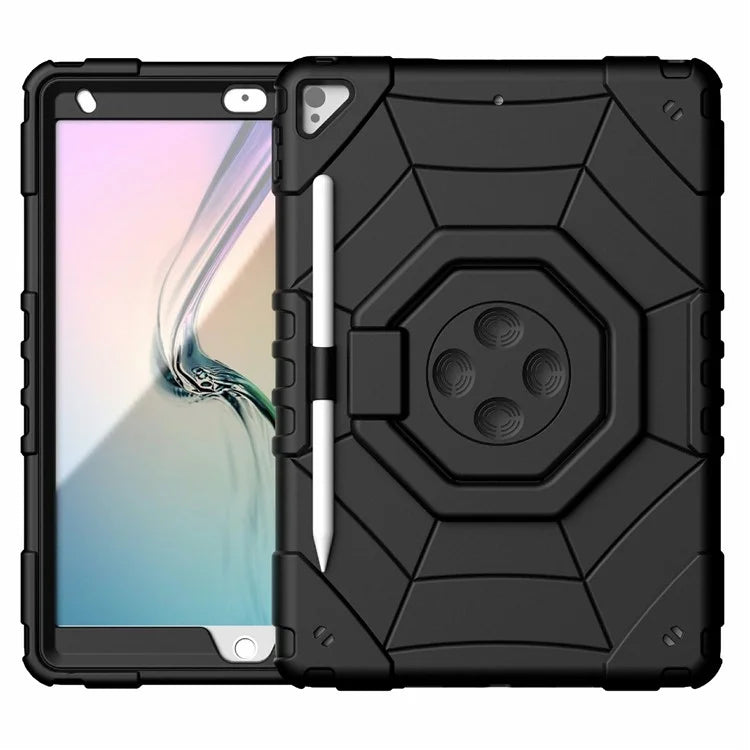 For iPad 10.2 (2019) / (2020) / (2021) Case Fidget Toy Hand Grip PC+TPU Spider Style Cover