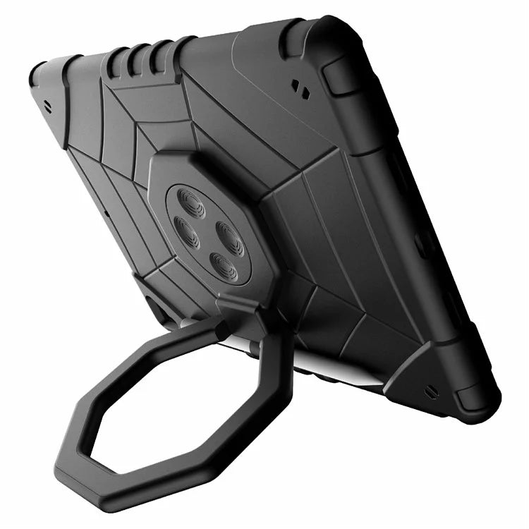 For iPad 10.2 (2019) / (2020) / (2021) Case Fidget Toy Hand Grip PC+TPU Spider Style Cover