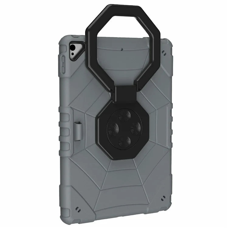 For iPad 10.2 (2019) / (2020) / (2021) Case Fidget Toy Hand Grip PC+TPU Spider Style Cover