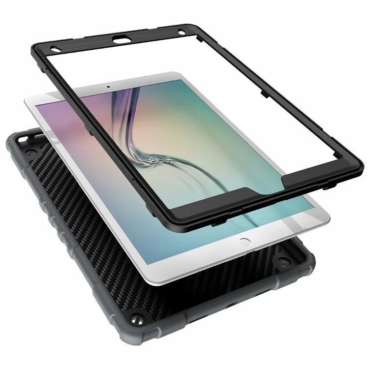 For iPad 10.2 (2019) / (2020) / (2021) Case Fidget Toy Hand Grip PC+TPU Spider Style Cover