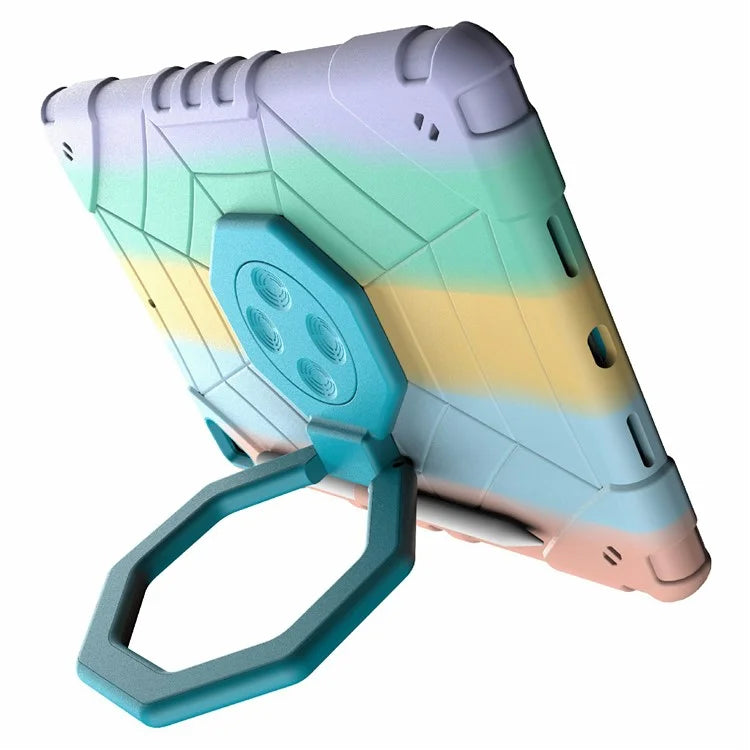 For iPad 10.2 (2019) / (2020) / (2021) Case Fidget Toy Hand Grip PC+TPU Spider Style Cover