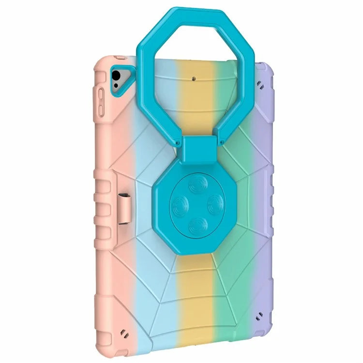 For iPad 10.2 (2019) / (2020) / (2021) Case Fidget Toy Hand Grip PC+TPU Spider Style Cover