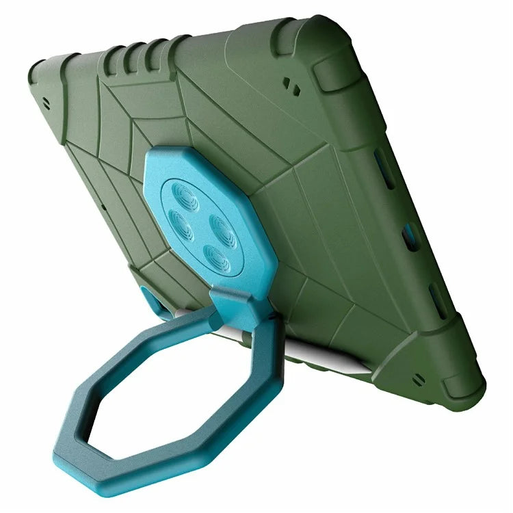 For iPad 10.2 (2019) / (2020) / (2021) Case Fidget Toy Hand Grip PC+TPU Spider Style Cover